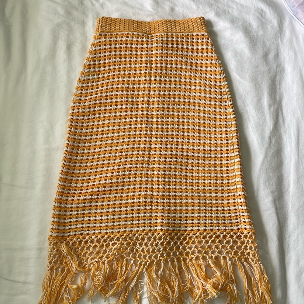 Derek Lam Emerie Fringe Skirt - NWT